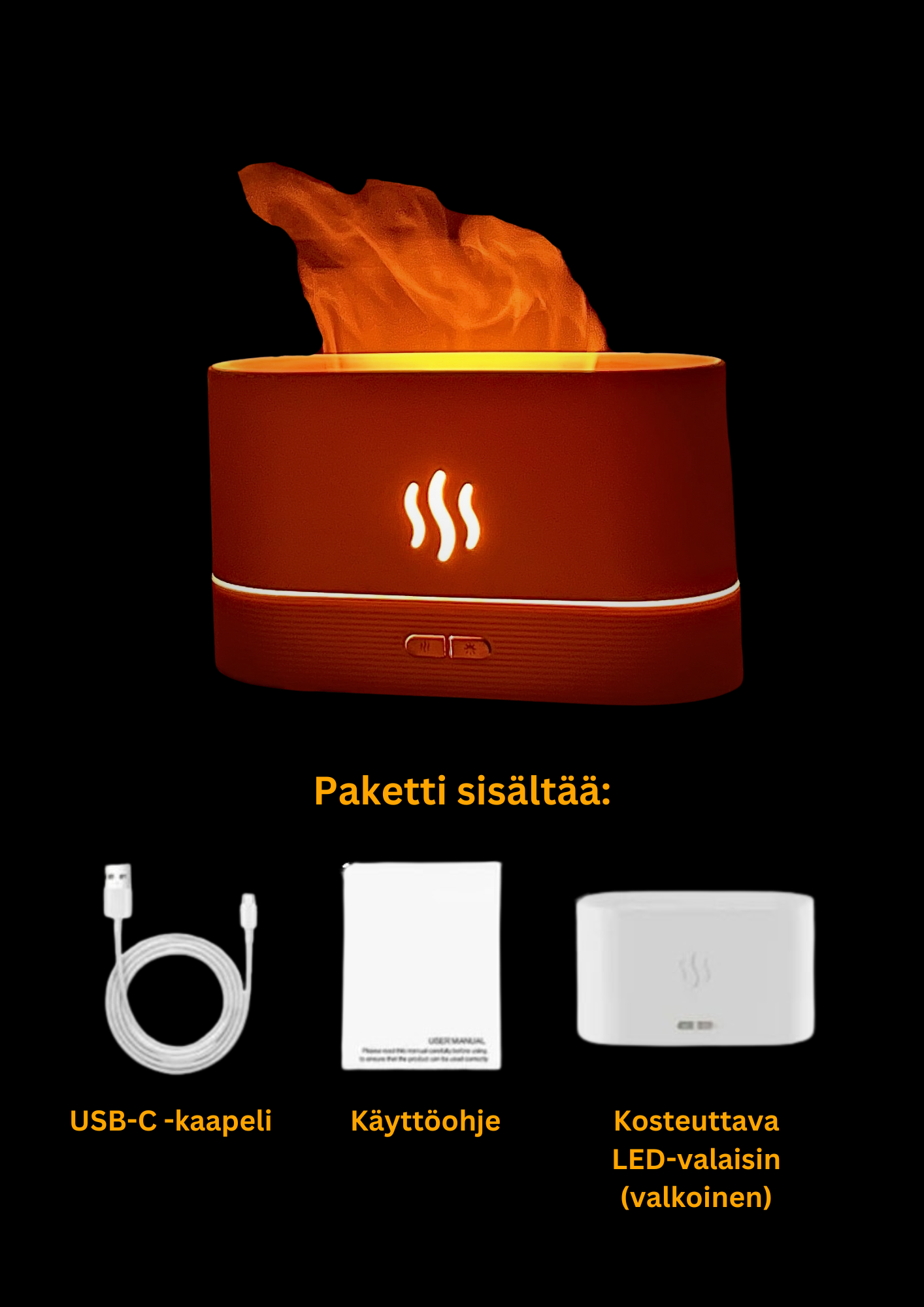 Kosteuttava LED-valaisin